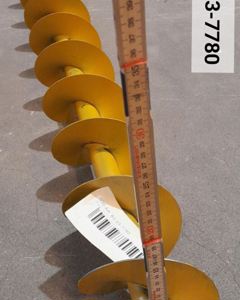 Worm gear pair d135 1.00m right for SE25/40 yellow M&M